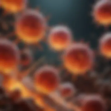 Inflammatory Cells in Action Microscopic view of inflammatory cells in action