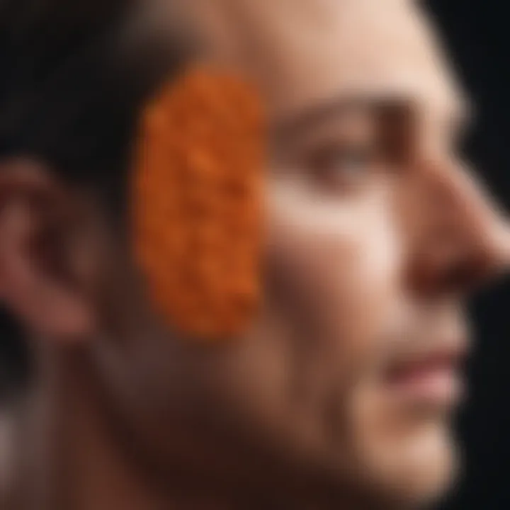 Brain graphic showing cognitive benefits of carotenoids