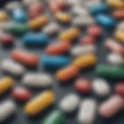 Illustration of various classes of antidepressants