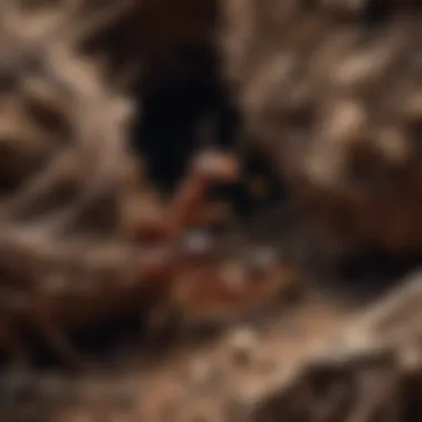 Social Dynamics of Ants in Their Nest Ants collaborating within their nest