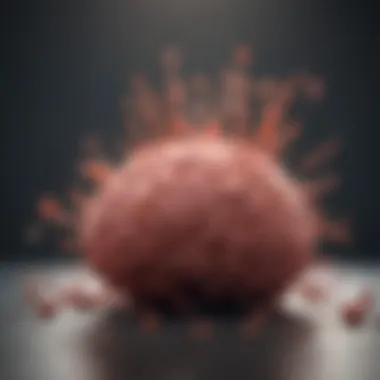 Illustration depicting the impact of dysregulated cholesterol on neurological functions