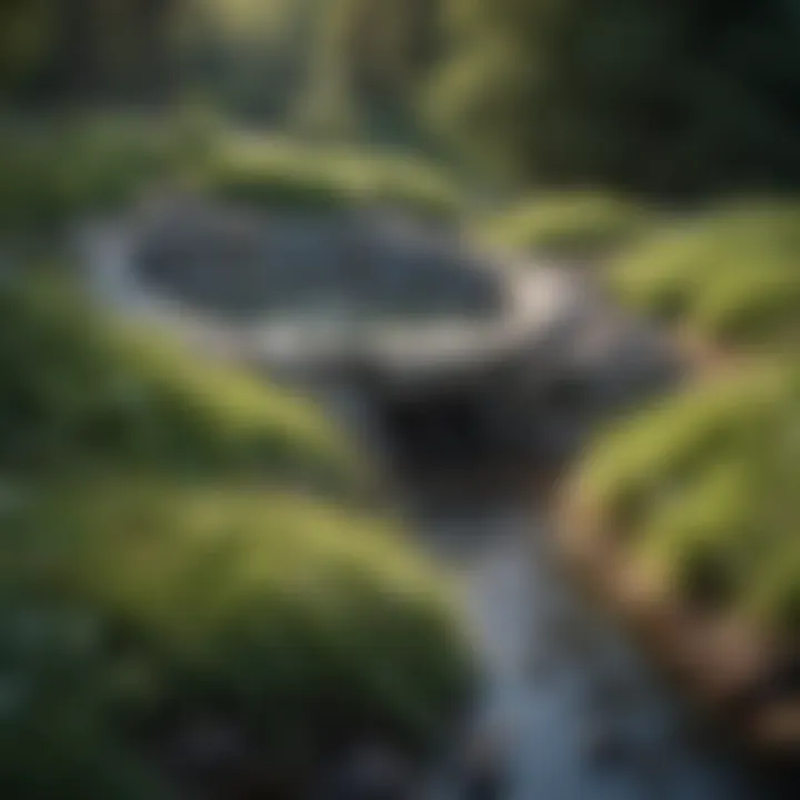 Visual representation of the environmental benefits of cascade septic systems
