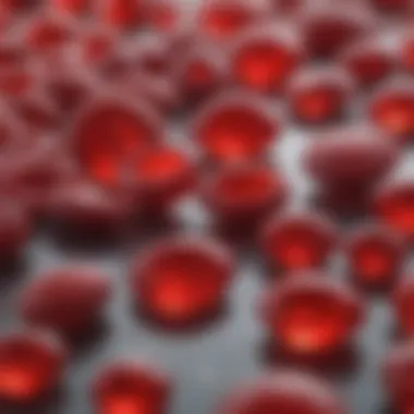 Blood Color Variations in Diagnostic Context Visual representation of blood color variations