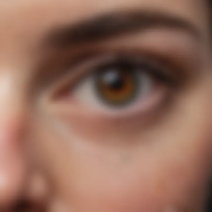 Chart depicting risk factors for eye melanoma