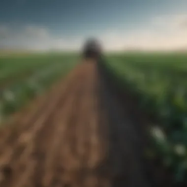 Impact of GMOs on Agriculture Field of crops demonstrating the impact of GMOs on agriculture