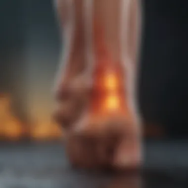 Visual representation of symptoms related to juvenile inflammatory arthritis.