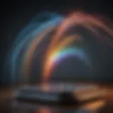 Visual representation of the electromagnetic spectrum highlighting microwaves