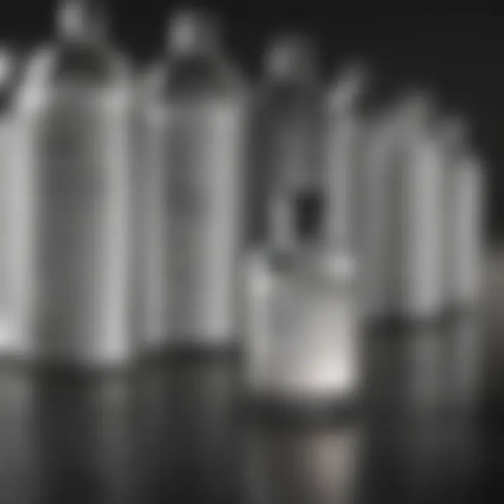 Graphical representation of peroxide concentration levels in various applications