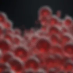 Detailed graph illustrating platelet count variations