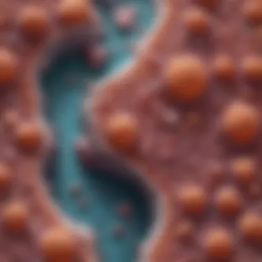 Microscopic View of Squamous Epithelial Cells Microscopic view of squamous epithelial cells