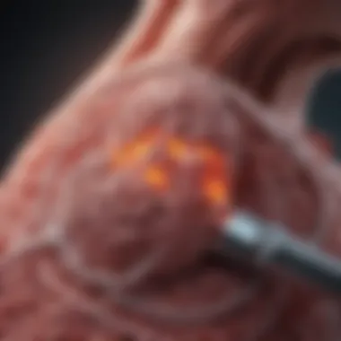 Infographic on diagnostic criteria for lung cancer