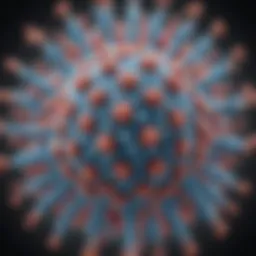 Visual representation of Influenza A virus structure.