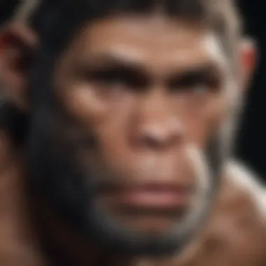 Genetic Relationships Among Hominin Species Visual representation of genetic relationships among different hominin species.