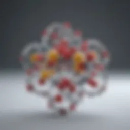 Illustration depicting the molecular structure of (1,3)-beta-D-glucan.