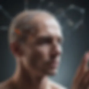 Neurotransmitter Interaction in Depression Treatment Illustration of neurotransmitter interaction