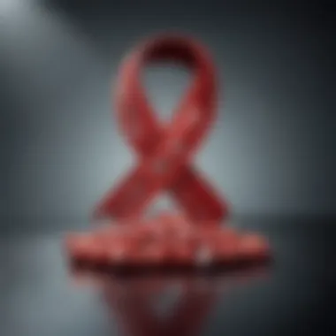 Visual representation of preventive measures against AIDS