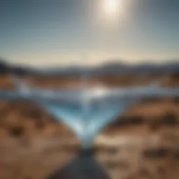 Schematic representation of water evaporation principles