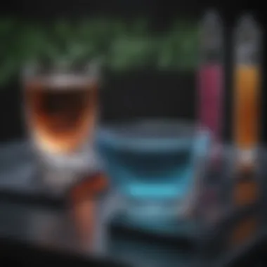 Illustration of applications of UV-Vis analysis in various scientific fields