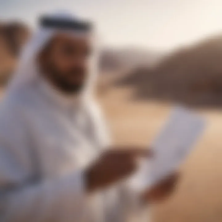 Traveler holding vaccination documents