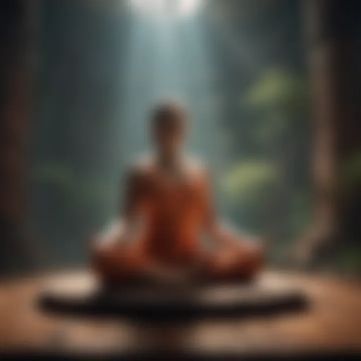 Infographic on meditation techniques and their benefits