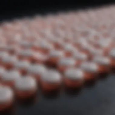 Azithromycin Tablets Close-up of azithromycin tablets